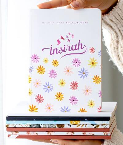İnşirah Çiçekli Defter