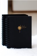 Siyah Hindiba Defter (Beyaz Jel Kalem Hediye)