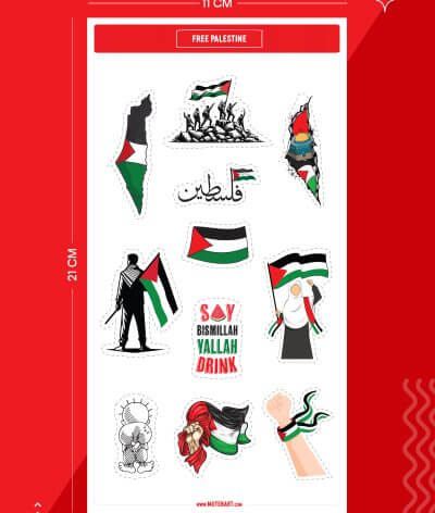 Sticker Set Free Palestine #10